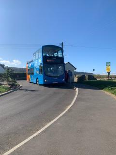 The 1 Coaster open top bus.  We survived the surprisingly cold wind and the marauding low hanging branches trying to decapitate us!